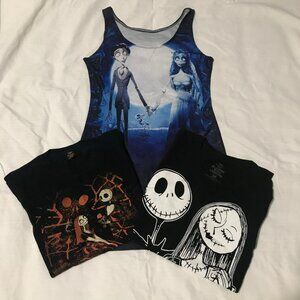 Y2K Mall Goth Nightmare Before Christmas Corpse Bride Lot SMALL Tim Burton